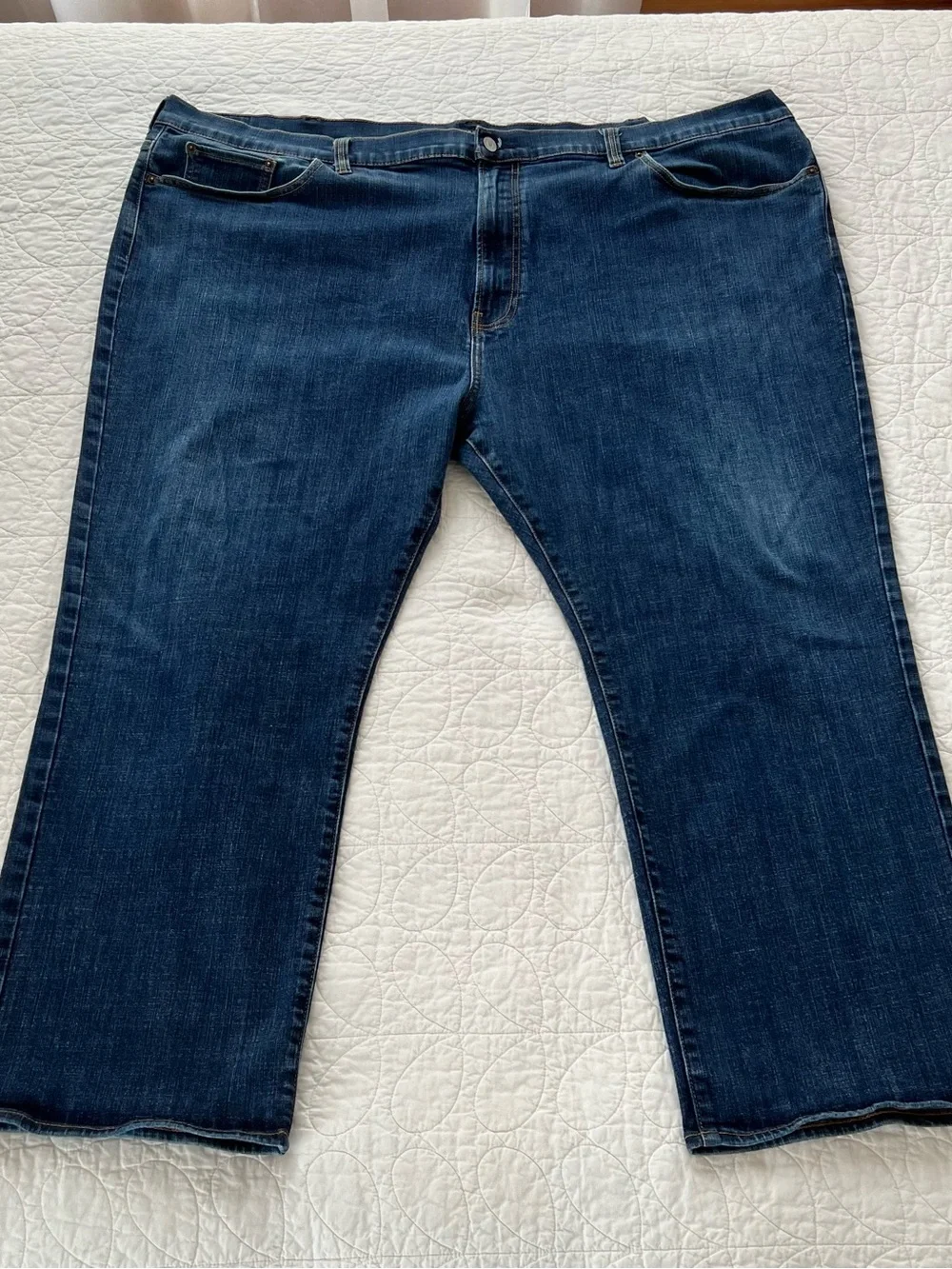 Lucky Brand Men's Dark Blue 181 Relaxed Fit 54x30 Jeans Classic Big & Tall